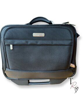 Kenneth Cole Reaction NEW The Wheel Story Rolling Laptop Briefcase Travel Bag